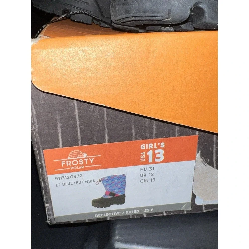 Youth Girls (Size 13) Snow Boots‎ - NEW With Box